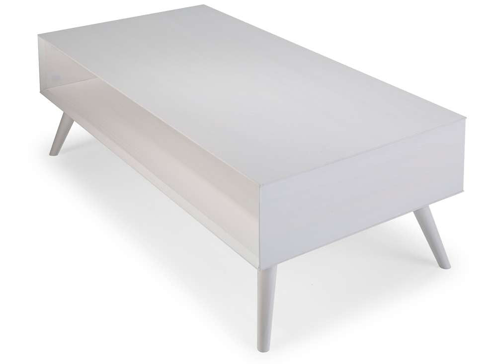 Steve Silver - Elin Cocktail Table, White - ELN100CW veiw 3