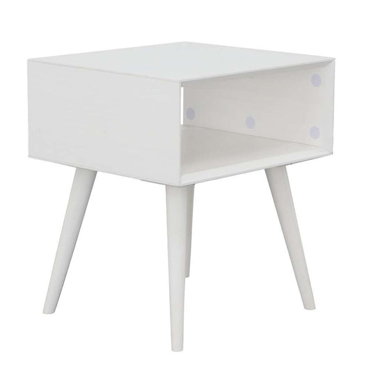 Steve Silver - Elin End Table, White - ELN100EW veiw 2