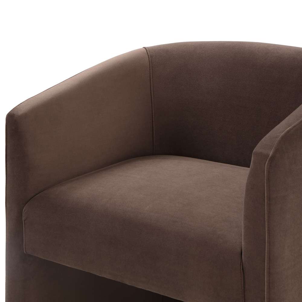 Steve Silver - Iris Upholstered Accent Chair - Cocoa - IR500C veiw 4