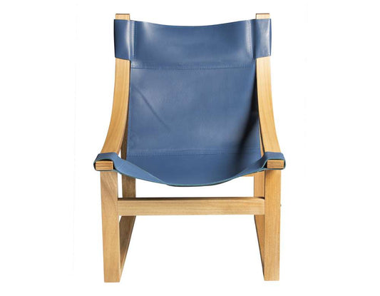 Steve Silver - Lima Cobalt Leather Sling Chair - LI150CNSC veiw 1