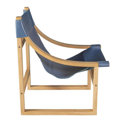 Steve Silver - Lima Cobalt Leather Sling Chair - LI150CNSC veiw 3