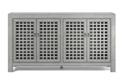 Steve Silver - Rio 4 Door Accent Cabinet Grey - RI400ACG veiw 1