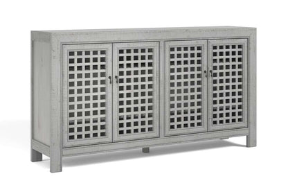 Steve Silver - Rio 4 Door Accent Cabinet Grey - RI400ACG veiw 2