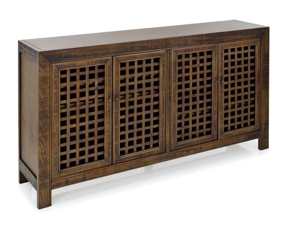 Steve Silver - Rio 4 Door Accent Cabinet Mocha - RI400ACM veiw 2
