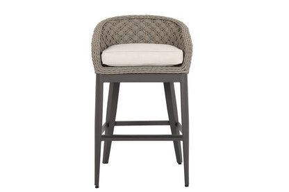 Sunset West - Marbella Barstool in Echo Ash w/ Self Welt - SW4501-7B-EASH-STKIT veiw 2