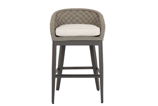 Sunset West - Marbella Barstool in Echo Ash w/ Self Welt - SW4501-7B-EASH-STKIT veiw 2