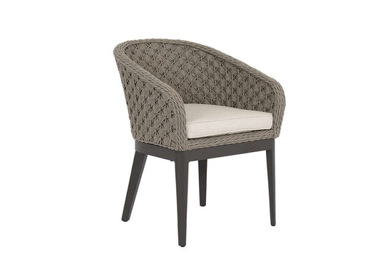 Sunset West - Marbella Dining Chair in Echo Ash w/ Self Welt - SW4501-1-EASH-STKIT veiw 1