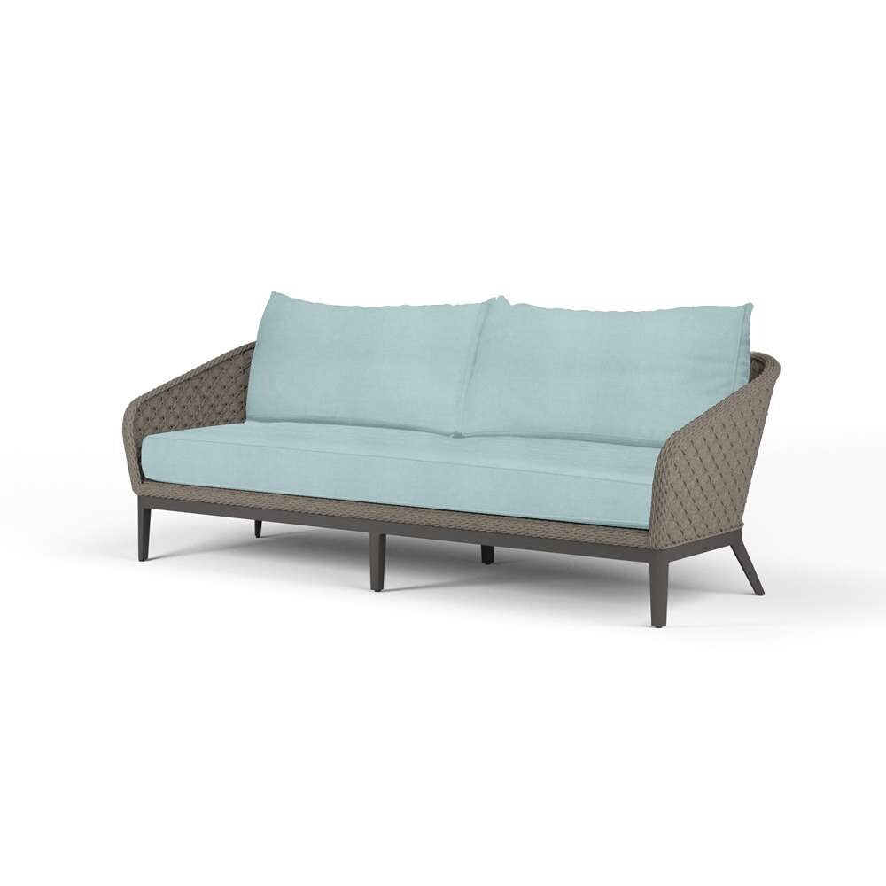 Sunset West - Marbella Sofa in Dupione Celeste, No Welt - SW4501-23-8067 veiw 1