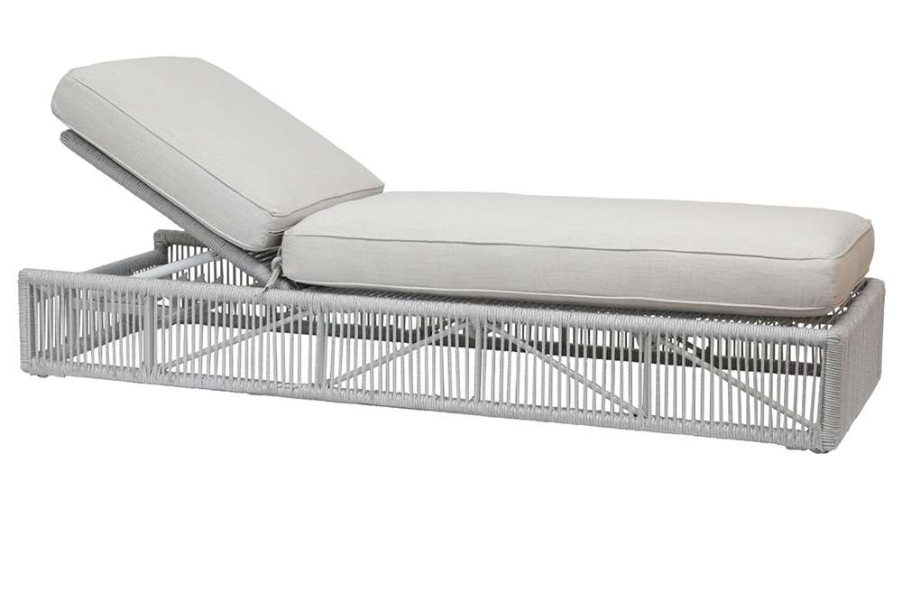 Sunset West - Miami Adjustable Chaise in Echo Ash w/ Self Welt - SW4401-9-EASH-STKIT veiw 1