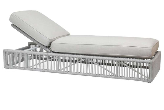 Sunset West - Miami Adjustable Chaise in Echo Ash w/ Self Welt - SW4401-9-EASH-STKIT veiw 1