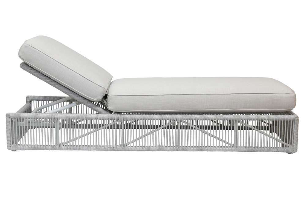 Sunset West - Miami Adjustable Chaise in Echo Ash w/ Self Welt - SW4401-9-EASH-STKIT veiw 2