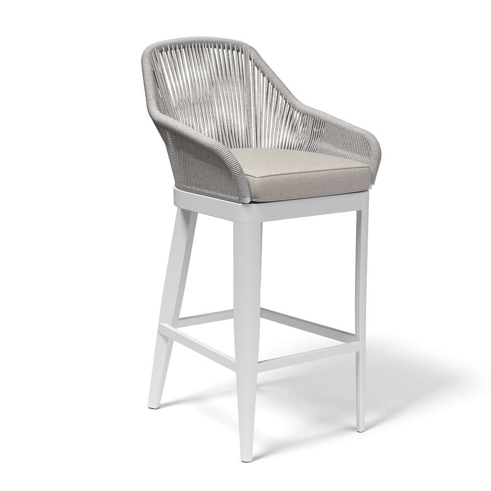 Sunset West - Miami Barstool in Echo Ash w/ Self Welt - SW4401-7B-EASH-STKIT veiw 1