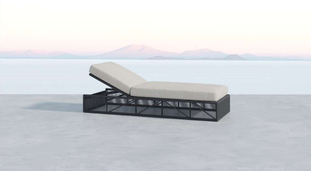 Sunset West - Milano Adjustable Chaise in Echo Ash w/ Self Welt - SW4101-9-EASH-STKIT veiw 3