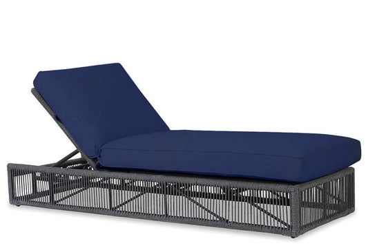 Sunset West - Milano Adjustable Chaise in Echo Midnight w/ Self Welt - SW4101-9-8076 veiw 1