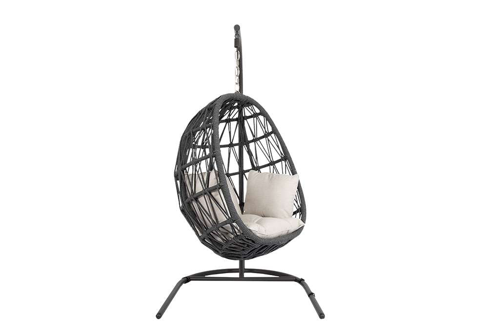 Sunset West - Milano Hanging Chair in Echo Ash w/ Self Welt - SW4101-HC-EASH-STKIT veiw 1