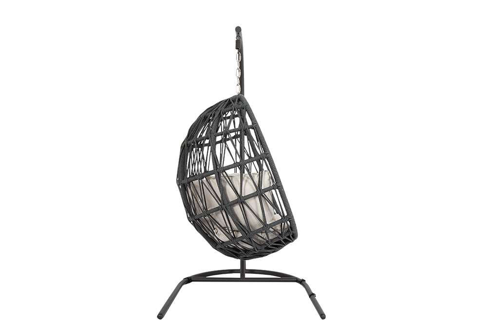 Sunset West - Milano Hanging Chair in Echo Ash w/ Self Welt - SW4101-HC-EASH-STKIT veiw 3