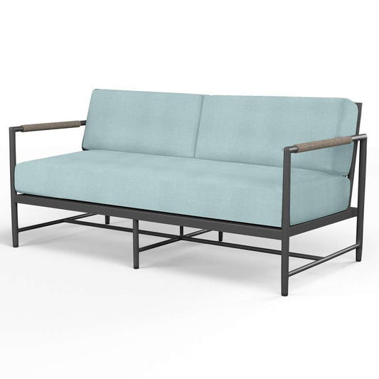 Sunset West - Pietra Loveseat in Dupione Celeste, No Welt - SW4601-22-8067 veiw 1
