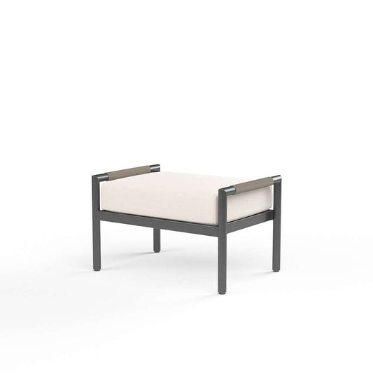 Sunset West - Pietra Ottoman in Echo Ash, No Welt - SW4601-OTT-EAS-STKIT veiw 1