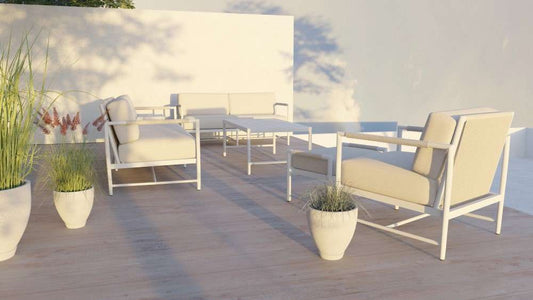 Sunset West - Sabbia Loveseat in Echo Ash, No Welt - SW4901-22-EASH-STKIT veiw 2