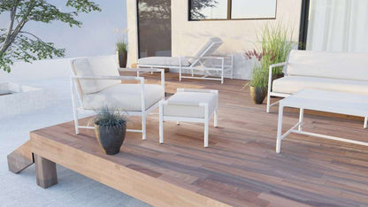 Sunset West - Sabbia Ottoman in Echo Ash, No Welt - SW4901-OTT-ASH-STKIT veiw 2