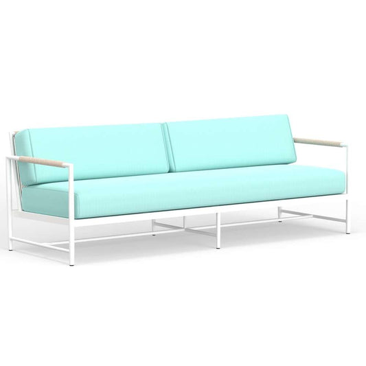 Sunset West - Sabbia Sofa in Dupione Celeste, No Welt - SW4901-23-8067 veiw 1