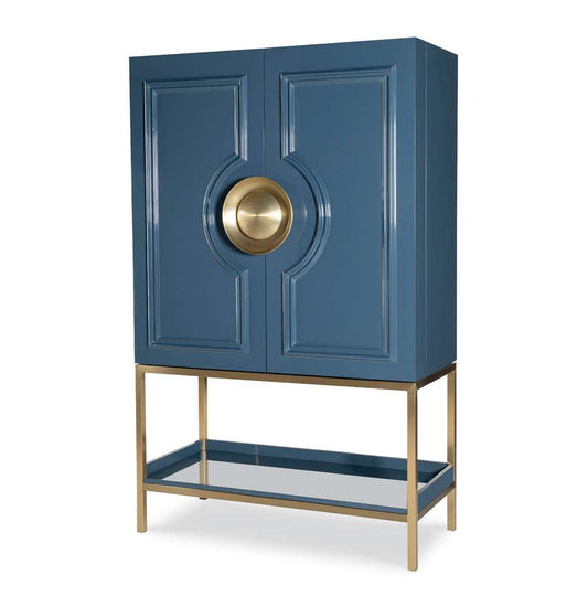 Century Furniture - Cadence Blue Bar Cabinet - Blue - CAB-462 veiw 1