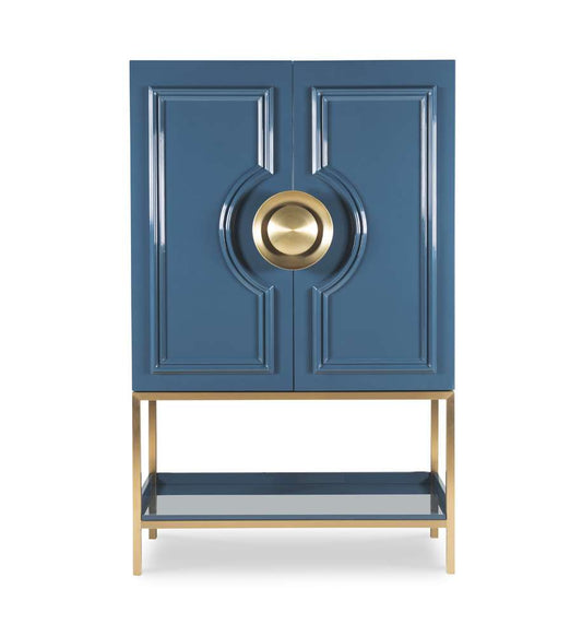 Century Furniture - Cadence Blue Bar Cabinet - Blue - CAB-462 veiw 2