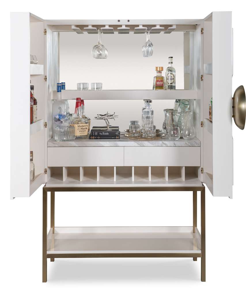 Century Furniture - Cadence White Bar Cabinet - White - CAA-462 veiw 2