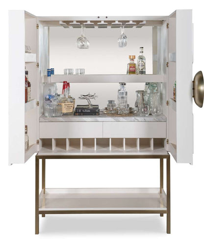 Century Furniture - Cadence White Bar Cabinet - White - CAA-462 veiw 2