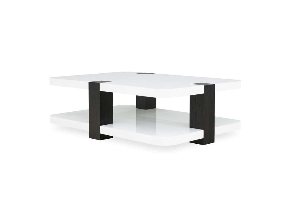 Century Furniture - Cadence White, Mocha Cocktail Table - CA3-607 veiw 1