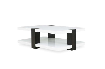 Century Furniture - Cadence White, Mocha Cocktail Table - CA3-607 veiw 1