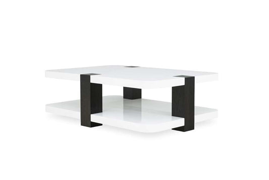 Century Furniture - Cadence White, Mocha Cocktail Table - CA3-607 veiw 1