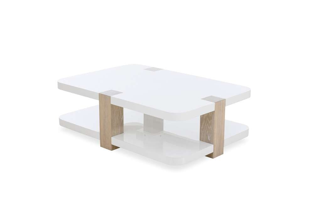 Century Furniture - Cadence White, Sand Cerused Cocktail Table - CA2-607 veiw 1