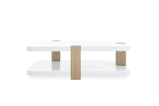 Century Furniture - Cadence White, Sand Cerused Cocktail Table - CA2-607 veiw 2