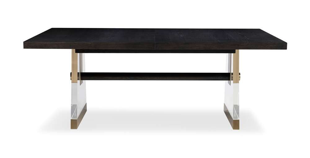 Century Furniture - Cadence Mocha Rectangular Dining Table - CA3-301 veiw 2