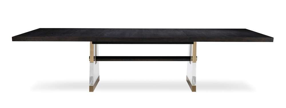 Century Furniture - Cadence Mocha Rectangular Dining Table - CA3-301 veiw 4