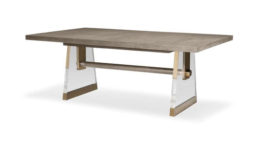 Century Furniture - Cadence Sand Cerused Rectangular Dining Table  - CA2-301 veiw 1