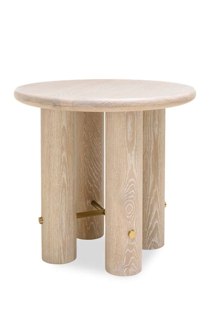 Century Furniture - Cadence Sand Cerused Side Table - CA2-622 veiw 1