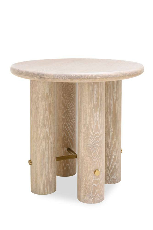 Century Furniture - Cadence Sand Cerused Side Table - CA2-622 veiw 1