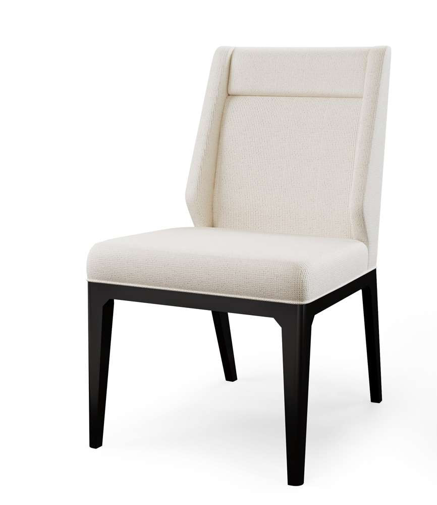 Century Furniture - Cadence Mocha, Off-white Dining Chair  - CA3-531 veiw 1