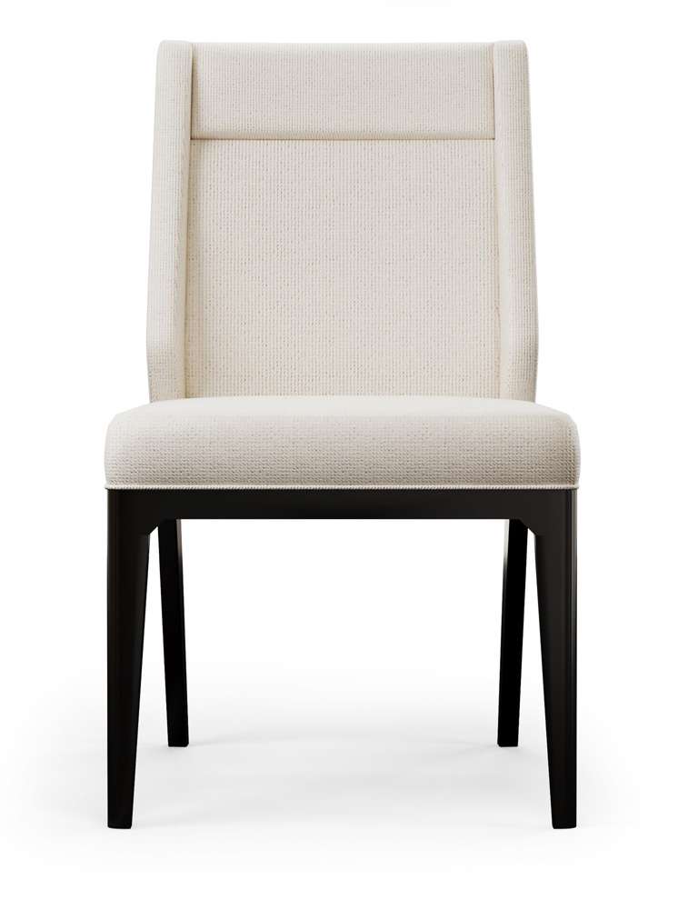 Century Furniture - Cadence Mocha, Off-white Dining Chair  - CA3-531 veiw 4