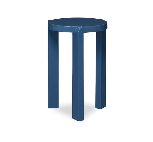 Century Furniture - Carrier and Company Outdoor Gloss Blue Margaux Outdoor Side Table - Blue - C7-D89-3149 veiw 1