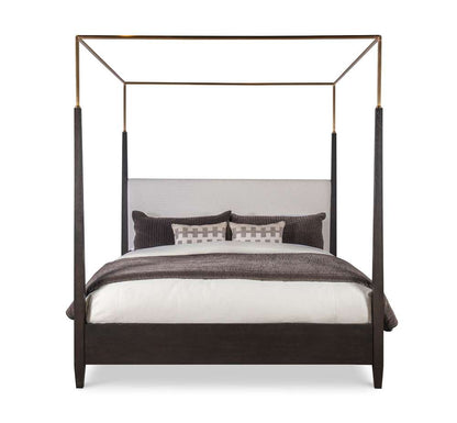 Century Furniture - Cadence Mocha Metal Canopy Poster Bed - King  - CA3-146 veiw 2