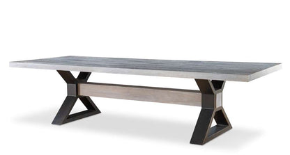 Century Furniture - Grand Tour Furniture Grey Open Sky 120 Dining Table - Grey - SF6160-G_CLOSEOUT veiw 1