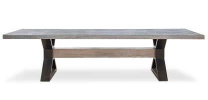 Century Furniture - Grand Tour Furniture Grey Open Sky 120 Dining Table - Grey - SF6160-G_CLOSEOUT veiw 4