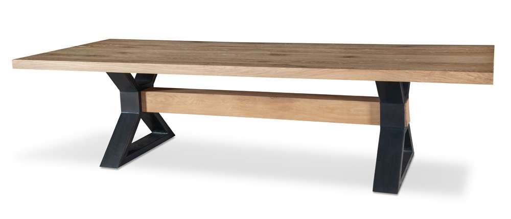 Century Furniture - Grand Tour Furniture Natural Oak Open Sky 86 Dining Table - Natural - SF6159 veiw 1