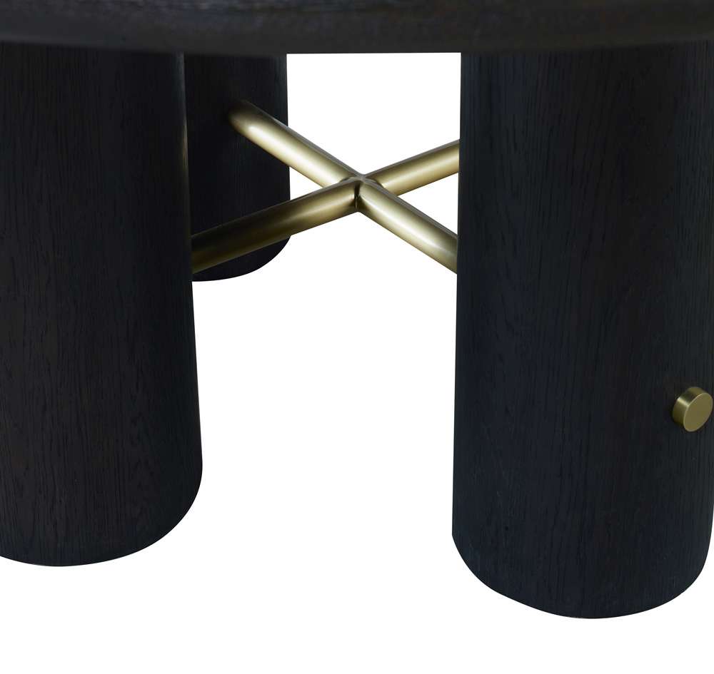 Century Furniture - Cadence Mocha Round Dining Table  - CA3-305 veiw 3