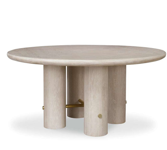 Century Furniture - Cadence Sand Cerused Round Dining Table  - CA2-305 veiw 1