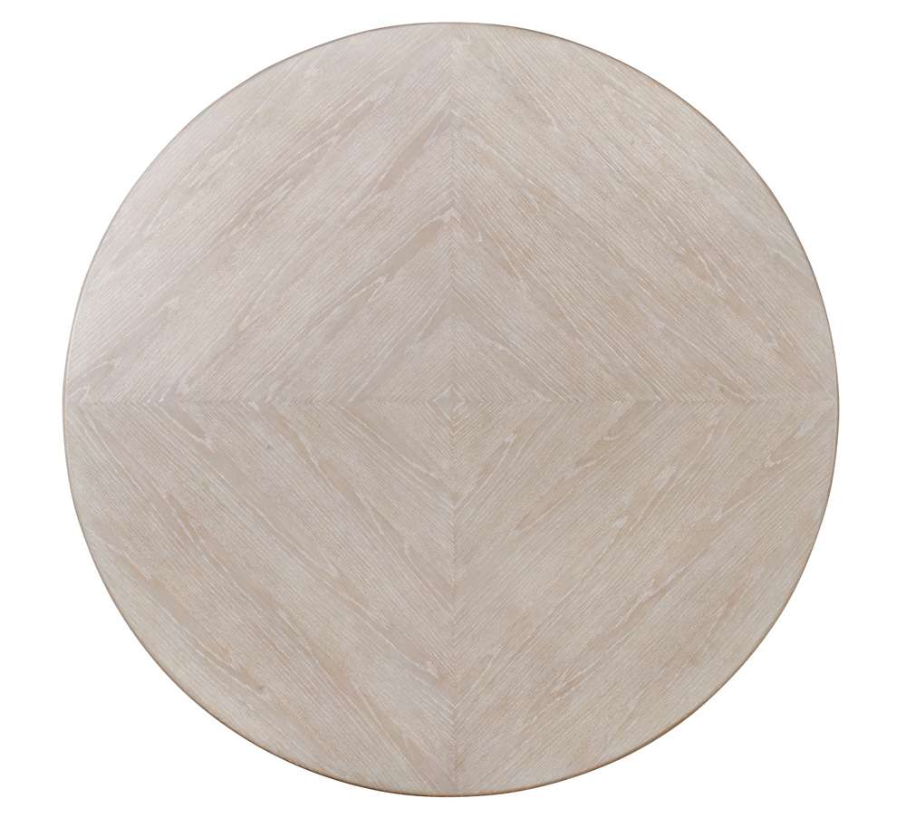 Century Furniture - Cadence Sand Cerused Round Dining Table  - CA2-305 veiw 4