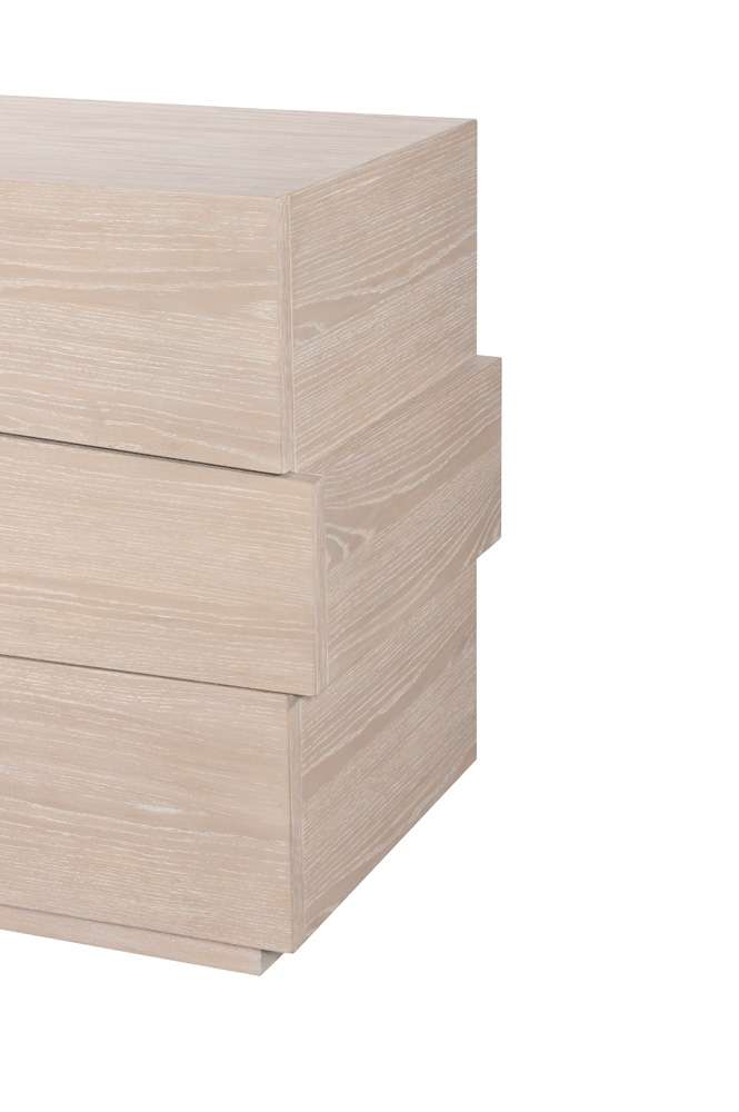 Century Furniture - Cadence Sand Cerused Three Drawer Chest  - CA2-702 veiw 3